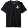 imageUltra Game Mens NBA Official Game Time Soft Mesh Short Sleeve VNeck Tee ShirtBlack