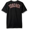 imageUltra Game Mens NBA Official Game Time Soft Mesh Short Sleeve VNeck Tee ShirtBlack