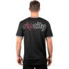 imageUltra Game Mens NBA Official Game Time Soft Mesh Short Sleeve VNeck Tee ShirtBlack