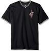 imageUltra Game Mens NBA Official Game Time Soft Mesh Short Sleeve VNeck Tee ShirtBlack