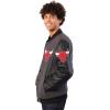 imageUltra Game Mens NBA Official Game Time Varsity JacketHeather Charcoal