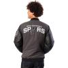 imageUltra Game Mens NBA Official Game Time Varsity JacketHeather Charcoal