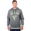 imageUltra Game Mens NBA Official MVP Super Soft Pullover Hoodie SweatshirtHeather Charcoal