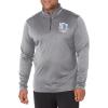 imageUltra Game Mens NBA Official Quarter Zip Long Sleeve Pullover TShirtHeather Charcoal