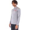 imageUltra Game Mens NBA Official Quarter Zip Long Sleeve Pullover TShirtHeather Charcoal