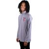 imageUltra Game Mens NBA Official Quarter Zip Long Sleeve Pullover TShirtHeather Charcoal
