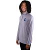 imageUltra Game Mens NBA Official Quarter Zip Long Sleeve Pullover TShirtHeather Charcoal
