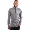 imageUltra Game Mens NBA Official Quarter Zip Long Sleeve Pullover TShirtHeather Charcoal