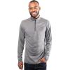 imageUltra Game Mens NBA Official Quarter Zip Long Sleeve Pullover TShirtHeather Charcoal