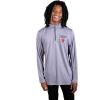 imageUltra Game Mens NBA Official Quarter Zip Long Sleeve Pullover TShirtHeather Charcoal