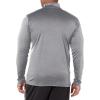 imageUltra Game Mens NBA Official Quarter Zip Long Sleeve Pullover TShirtHeather Charcoal