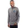 imageUltra Game Mens NBA Official Quarter Zip Long Sleeve Pullover TShirtHeather Charcoal