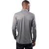 imageUltra Game Mens NBA Official Quarter Zip Long Sleeve Pullover TShirtHeather Charcoal