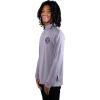 imageUltra Game Mens NBA Official Quarter Zip Long Sleeve Pullover TShirtHeather Charcoal