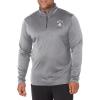 imageUltra Game Mens NBA Official Quarter Zip Long Sleeve Pullover TShirtHeather Charcoal