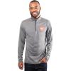 imageUltra Game Mens NBA Official Quarter Zip Long Sleeve Pullover TShirtHeather Charcoal