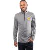 imageUltra Game Mens NBA Official Quarter Zip Long Sleeve Pullover TShirtHeather Charcoal