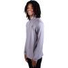 imageUltra Game Mens NBA Official Quarter Zip Long Sleeve Pullover TShirtHeather Gray