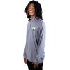 imageUltra Game Mens NBA Official Quarter Zip Long Sleeve Pullover TShirtHeather Gray