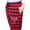 imageUltra Game Mens NBA Official Sleepwear Super Soft Flannel Pajama Loungewear PantsChicago Bulls