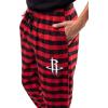 imageUltra Game Mens NBA Official Sleepwear Super Soft Flannel Pajama Loungewear PantsHouston Rockets