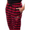 imageUltra Game Mens NBA Official Sleepwear Super Soft Flannel Pajama Loungewear PantsMiami Heat