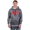 imageUltra Game Mens NBA Official Soft Fleece Hoodie Pullover SweatshirtHeather Charcoal