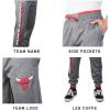imageUltra Game Mens NBA Official Super Soft Active Jogger SweatpantsHeather Charcoal
