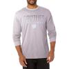 imageUltra Game Mens NBA Official Super Soft Long Sleeve TShirtHeather Gray