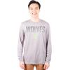 imageUltra Game Mens NBA Official Super Soft Long Sleeve TShirtHeather Gray