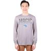 imageUltra Game Mens NBA Official Super Soft Long Sleeve TShirtHeather Gray