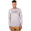 imageUltra Game Mens NBA Official Super Soft Long Sleeve TShirtHeather Gray