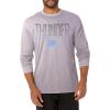 imageUltra Game Mens NBA Official Super Soft Long Sleeve TShirtHeather Gray