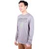 imageUltra Game Mens NBA Official Super Soft Long Sleeve TShirtHeather Gray