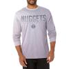 imageUltra Game Mens NBA Official Super Soft Long Sleeve TShirtHeather Gray