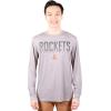 imageUltra Game Mens NBA Official Super Soft Long Sleeve TShirtHeather Gray