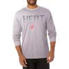 imageUltra Game Mens NBA Official Super Soft Long Sleeve TShirtHeather Gray