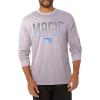 imageUltra Game Mens NBA Official Super Soft Long Sleeve TShirtHeather Gray
