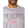 imageUltra Game Mens NBA Official Super Soft Long Sleeve TShirtHeather Gray