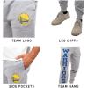imageUltra Game Mens NBA Official Super Soft Team Jogger SweatpantsHeather Gray