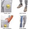 imageUltra Game Mens NBA Official Super Soft Team Jogger SweatpantsHeather Gray