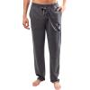 imageUltra Game Mens Sleepwear Super Soft Pajama Loungewear PantsHeather Charcoal