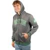 imageUltra Game Mens Soft Fleece Full Zip Jacket HoodieHeather Charcoal