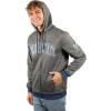 imageUltra Game Mens Soft Fleece Full Zip Jacket HoodieHeather Charcoal