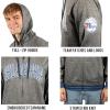 imageUltra Game Mens Soft Fleece Full Zip Jacket HoodieHeather Charcoal