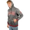 imageUltra Game Mens Soft Fleece Full Zip Jacket HoodieHeather Charcoal