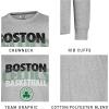 imageUltra Game NBA Adult Men TShirt Supreme Long Sleeve Pullover Tee Shirt GrayGray