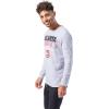 imageUltra Game NBA Adult Men TShirt Supreme Long Sleeve Pullover Tee Shirt GrayGray
