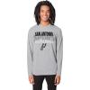 imageUltra Game NBA Adult Men TShirt Supreme Long Sleeve Pullover Tee Shirt GrayGray