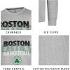 imageUltra Game NBA Adult Men TShirt Supreme Long Sleeve Pullover Tee Shirt GrayHeather Gray